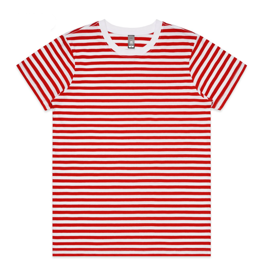 Wo's Maple Stripe TEE