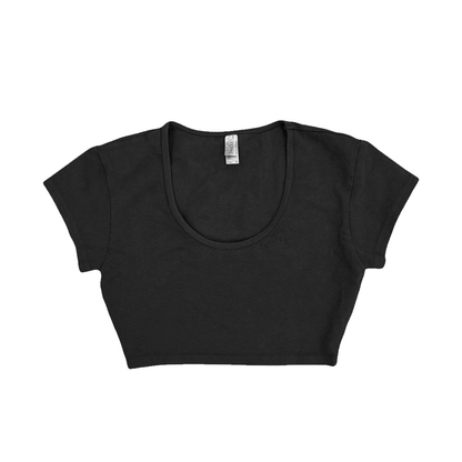 Garment Dye Micro Crop Tee