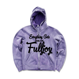 Frosted Grape Full Zip Hoodie