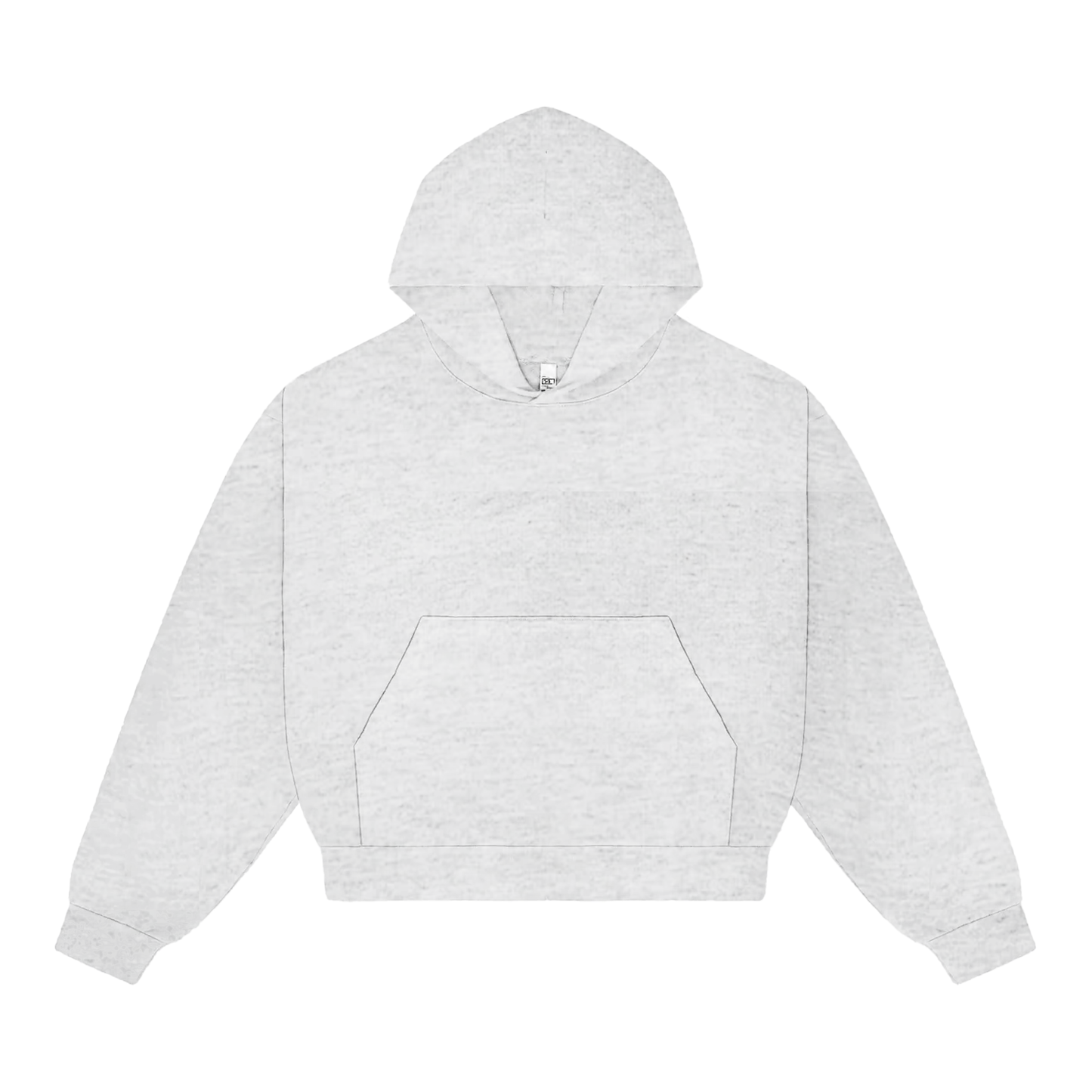 Heavy Fleece Cropped Hoodie