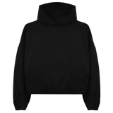 Black Crop Hoodie