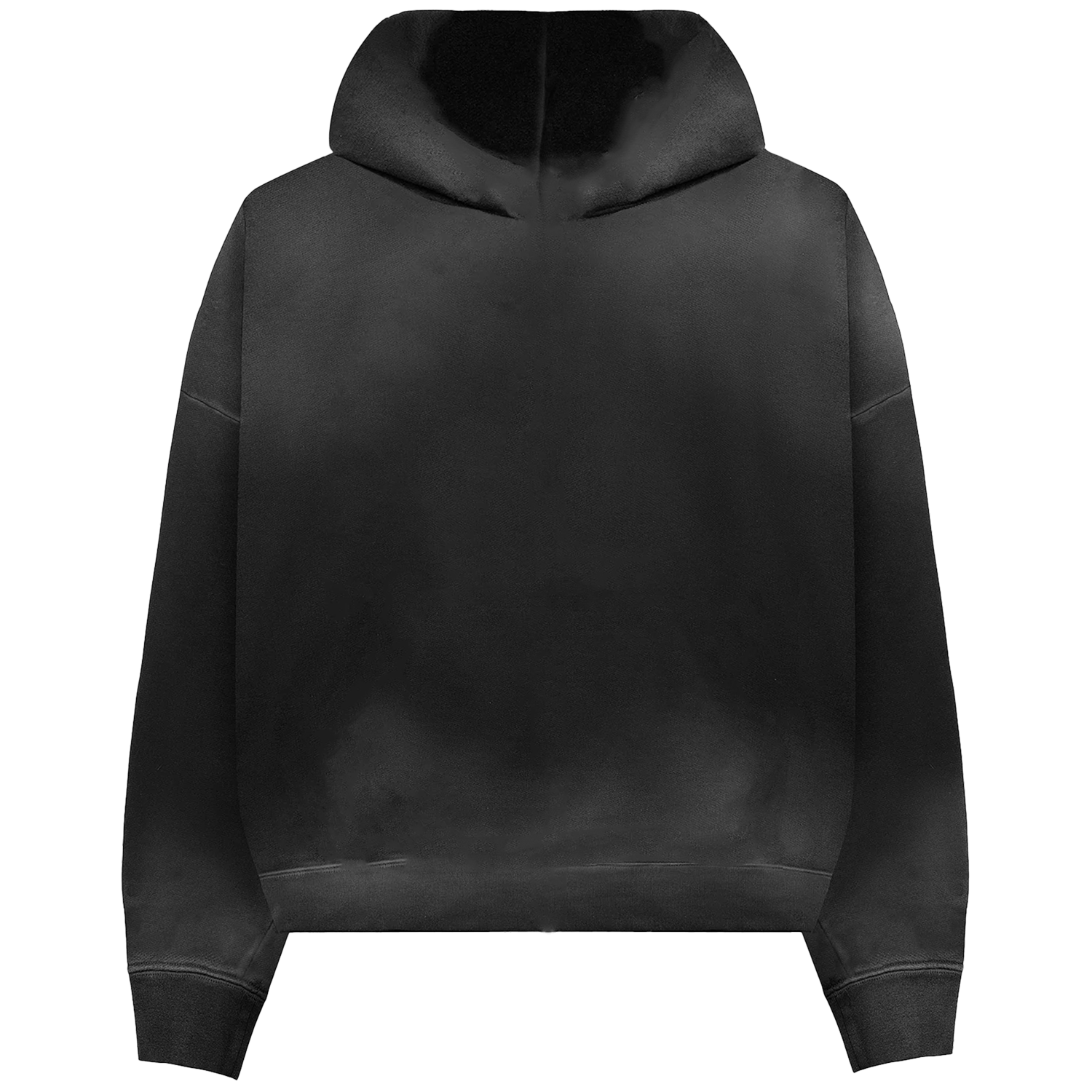 Black Potassium Zipper Hoodie