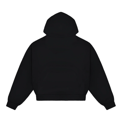 Heavy Fleece Cropped Hoodie