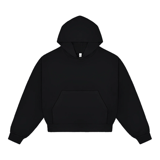 Heavy Fleece Cropped Hoodie