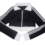 Chaqueta corta con cremallera bidireccional