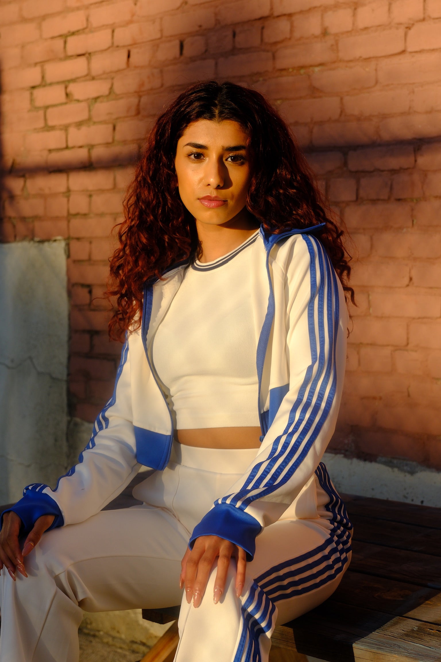 Chaqueta corta con cremallera bidireccional