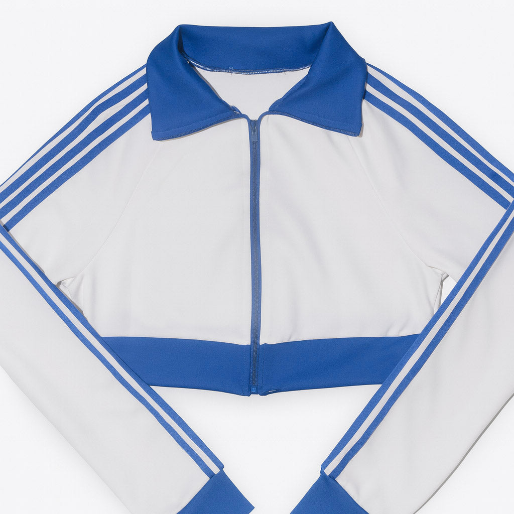 Chaqueta corta con cremallera bidireccional