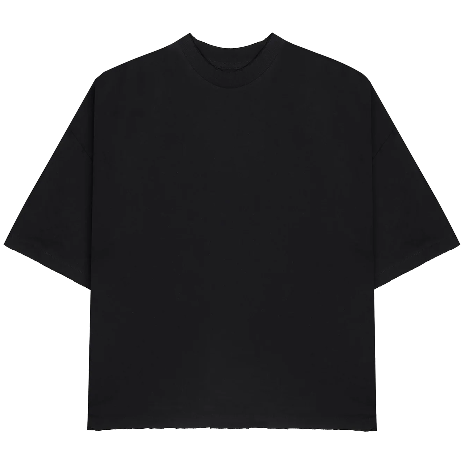 Distress Black Tee