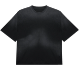 Faded Black Crop Tee