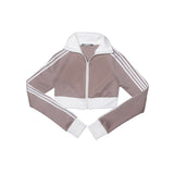 Chaqueta corta con cremallera bidireccional