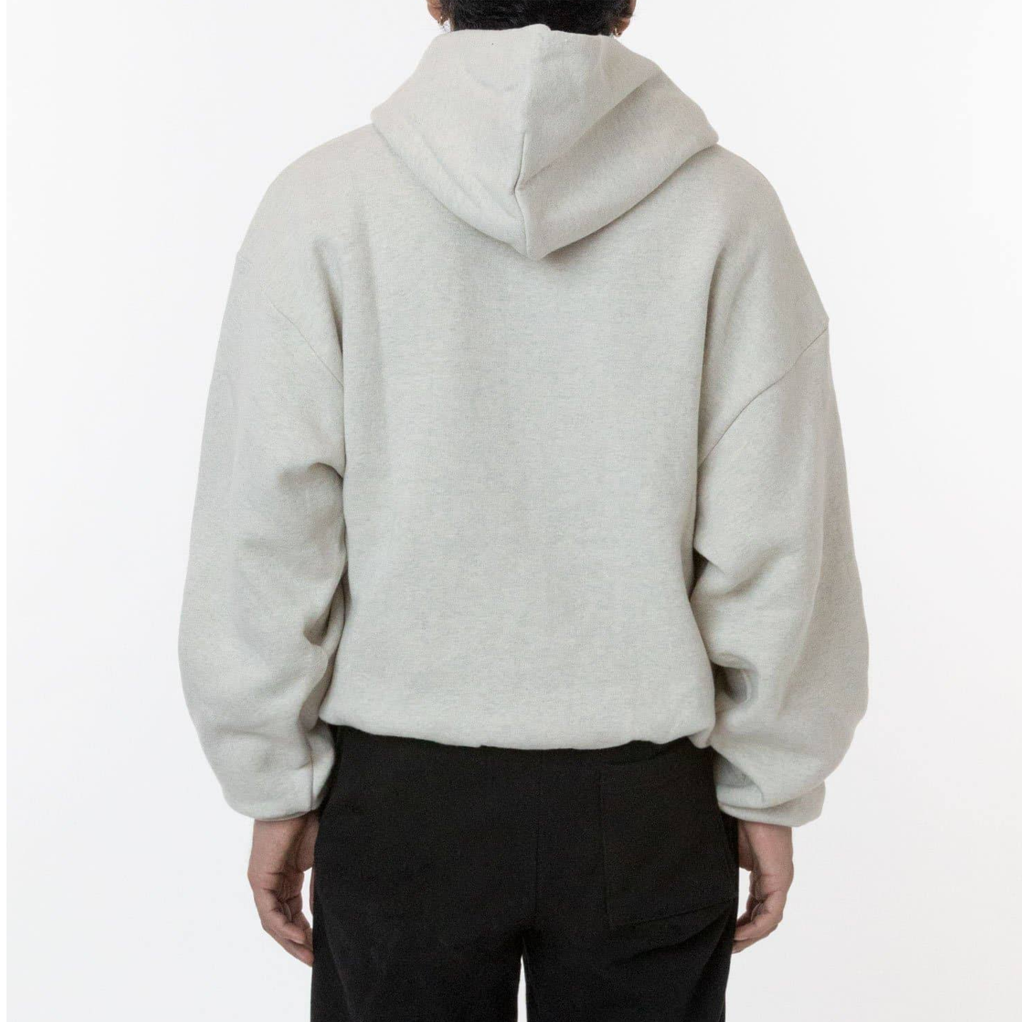 Fleece Wide Hoodie