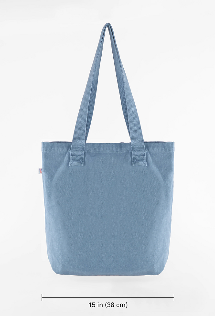 Bull Denim Tote Bag