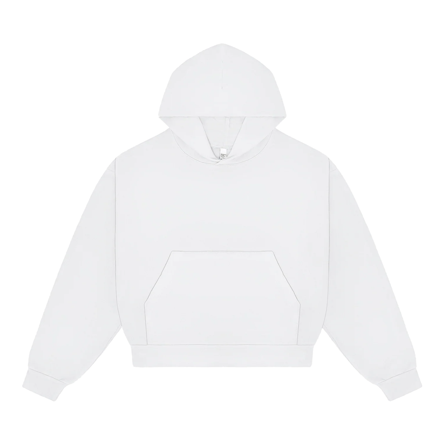 Heavy Fleece Cropped Hoodie