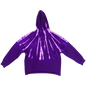 X-Ray Purple Crush Dye Hoodie