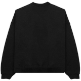 ''Nostalgic Thoughts'' Black Crewneck Sweatshirt