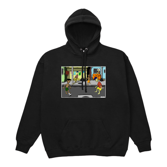 ''FUTEBOL NA QUEBRADA'' Heavyweight Hoodie