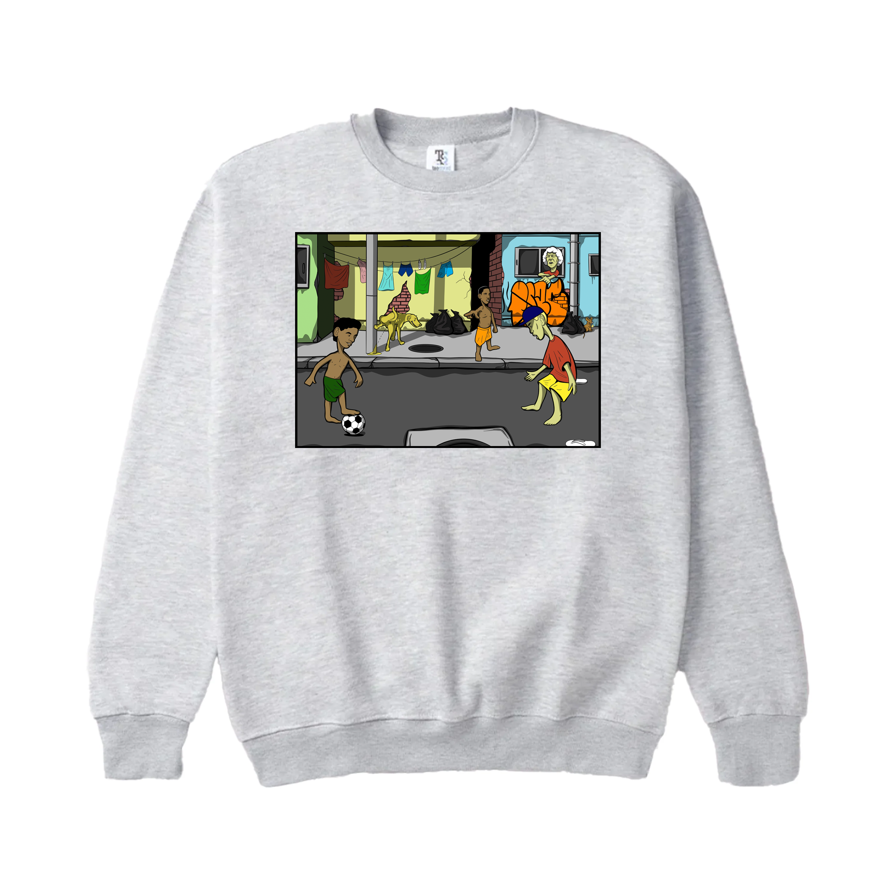 ''SOCCER IN THE HOOD'' Heavyweight Sweatshirt