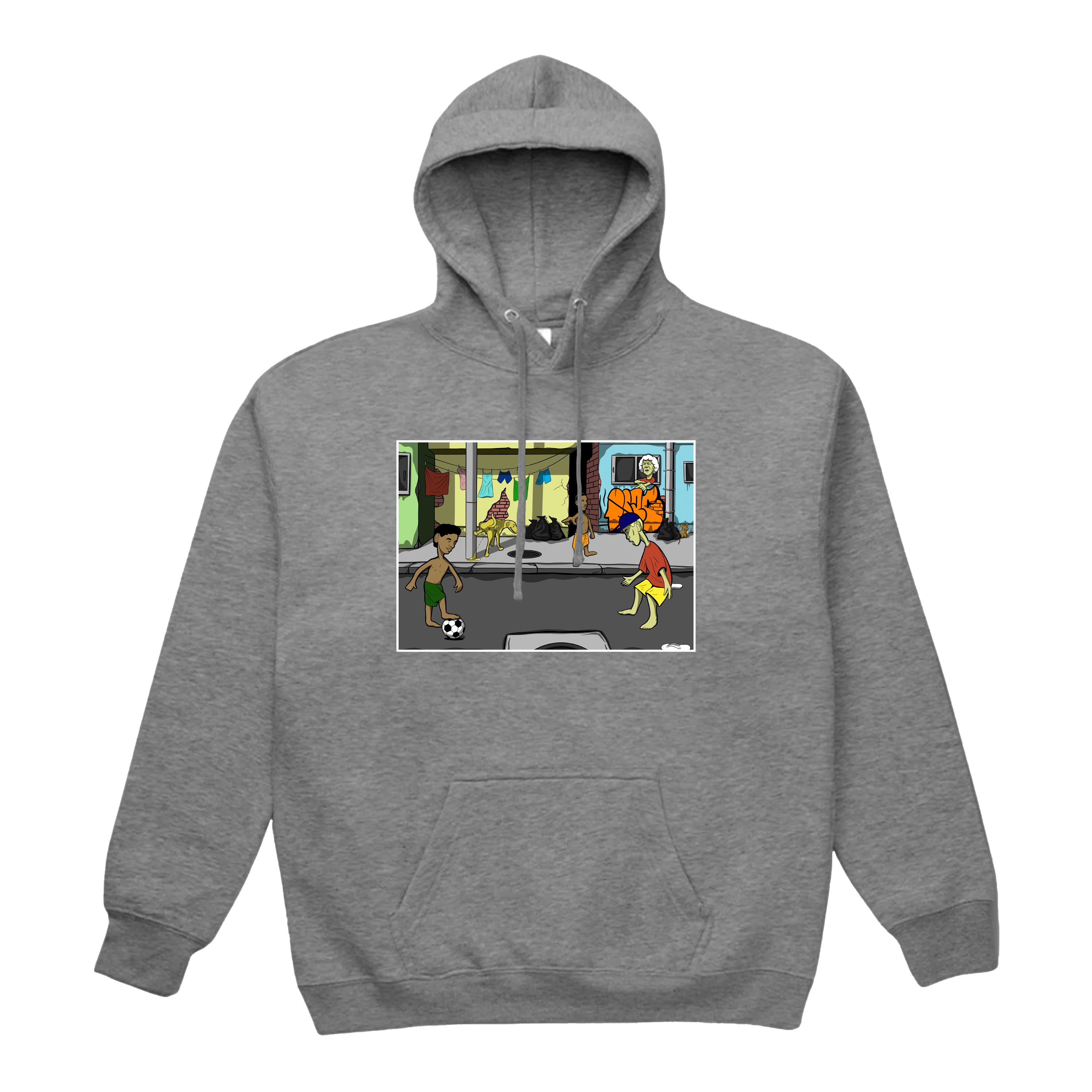 ''SOCCER IN THE HOOD'' Heavyweight Hoodie