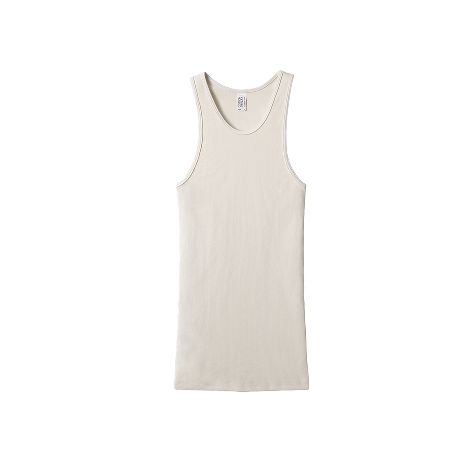 2x1 Heavy Cotton Spandex Rib Tank
