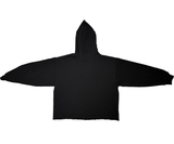 Black Pocketless Seamless Hoodie