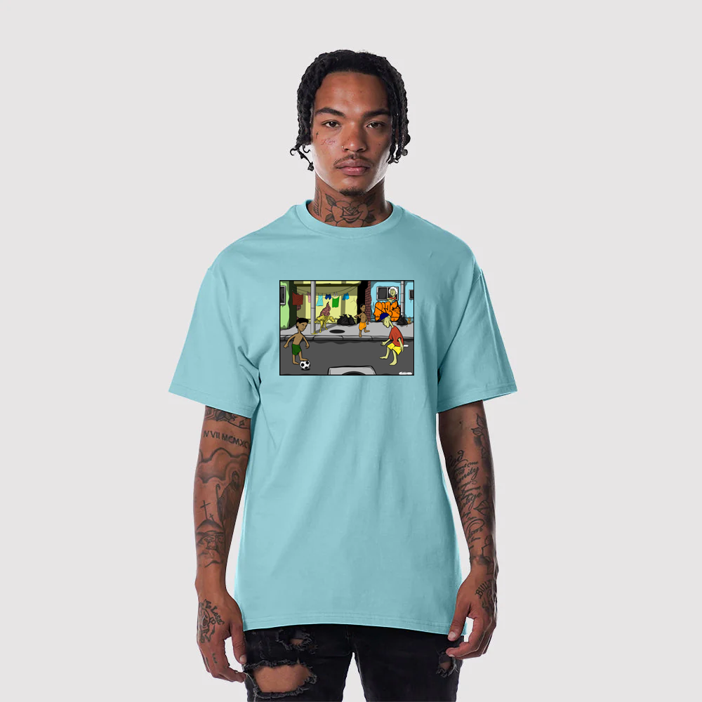 ''SOCCER IN THE HOOD'' Essential Street Shirt