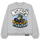 ''Nostalgic Thoughts'' Heather Grey Crewneck Sweatshirt