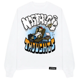 ''Nostalgic Thoughts'' White Longsleeve