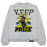 ''Keep The Eyes On The Prize'' Heather Grey Crewneck Sweatshirt