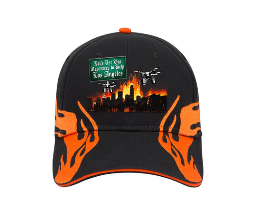 Save LA Orange Flame Cap