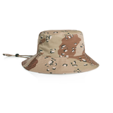 Wide Brim Camo Bucket Hat