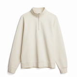 Parchment Ultra Heavyweight Organic French Terry Quarter Zip