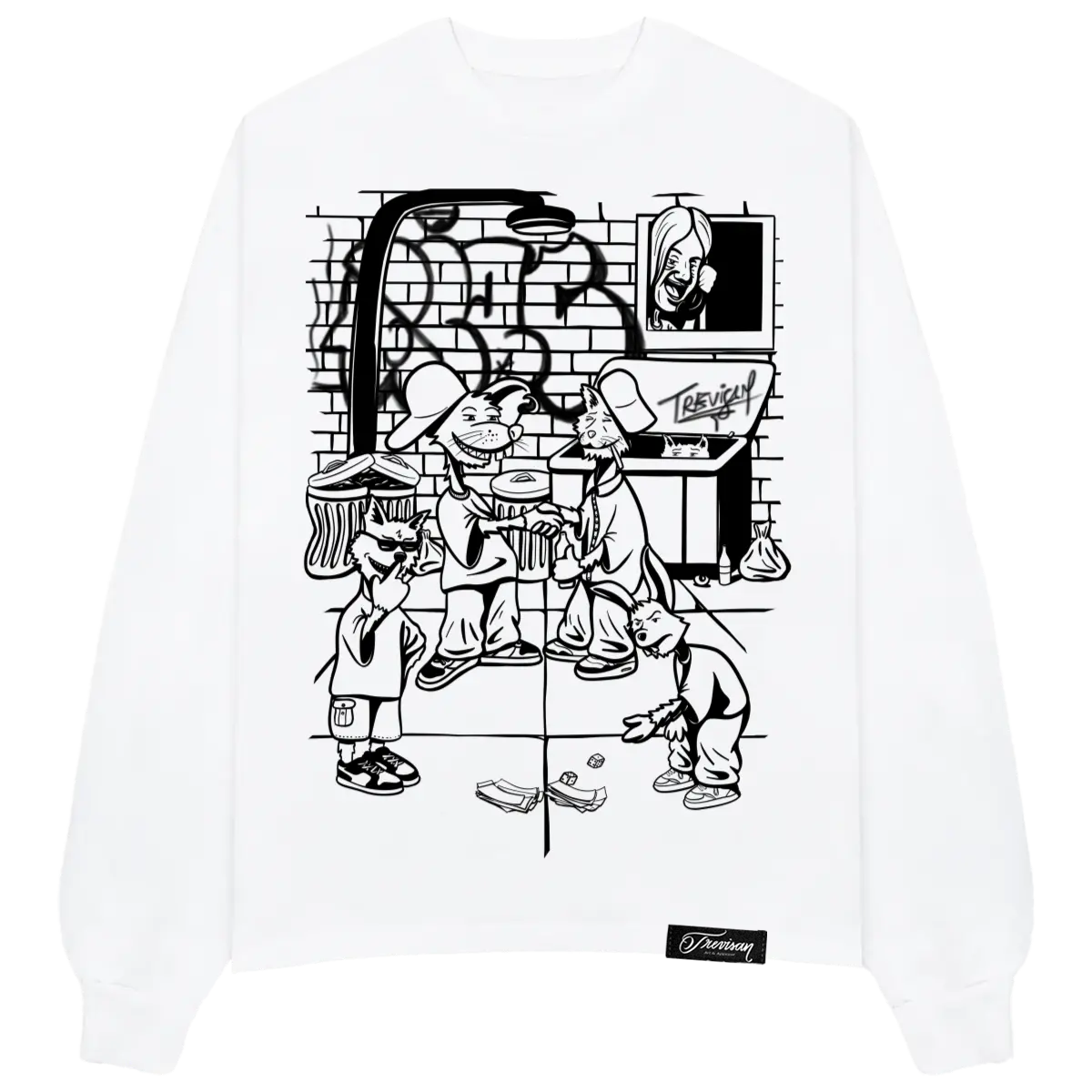 ''The Deal'' White Longsleeve