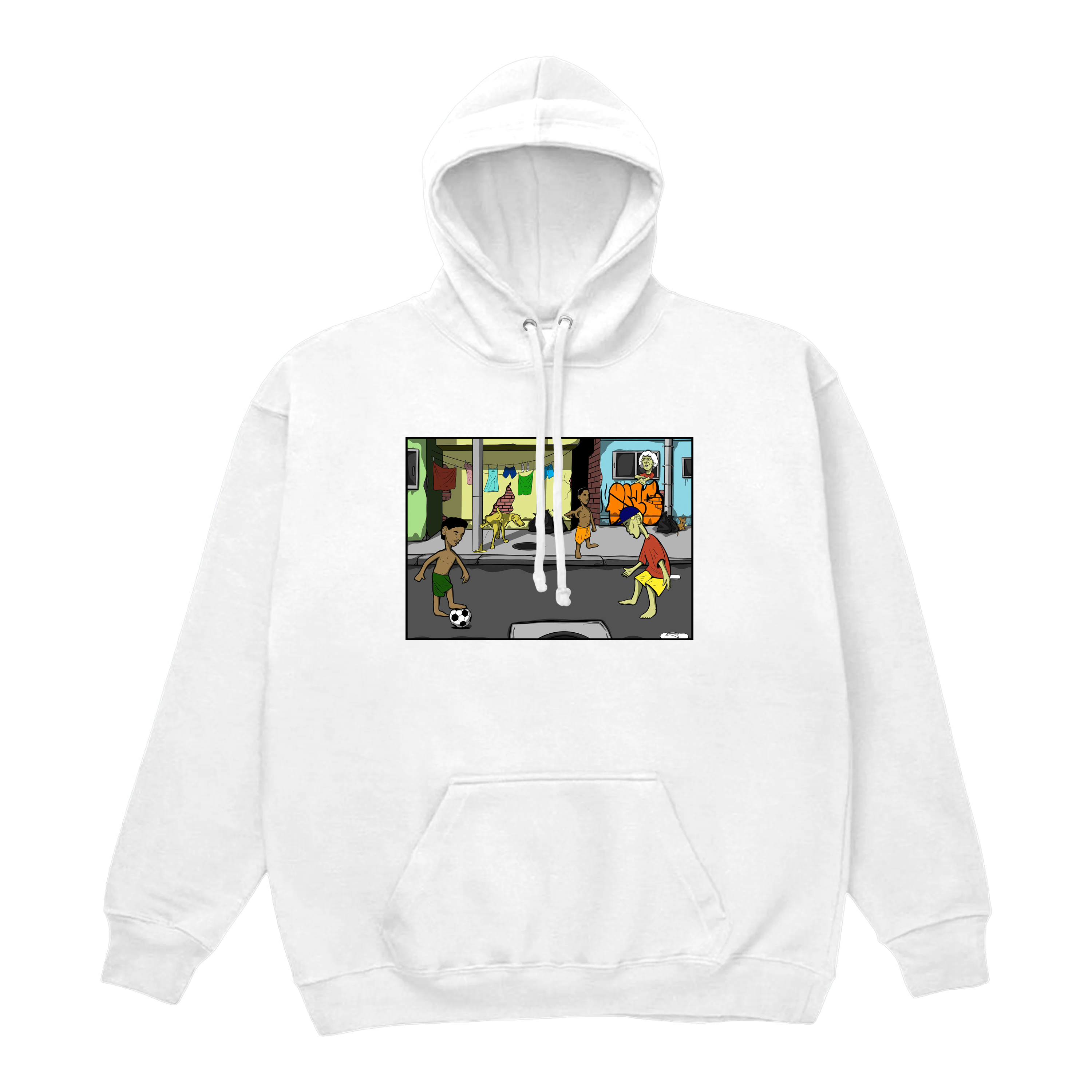 ''SOCCER IN THE HOOD'' Heavyweight Hoodie