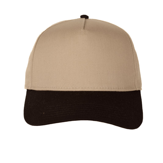 Black / Khaki OTTO Mid Profile Baseball Cap