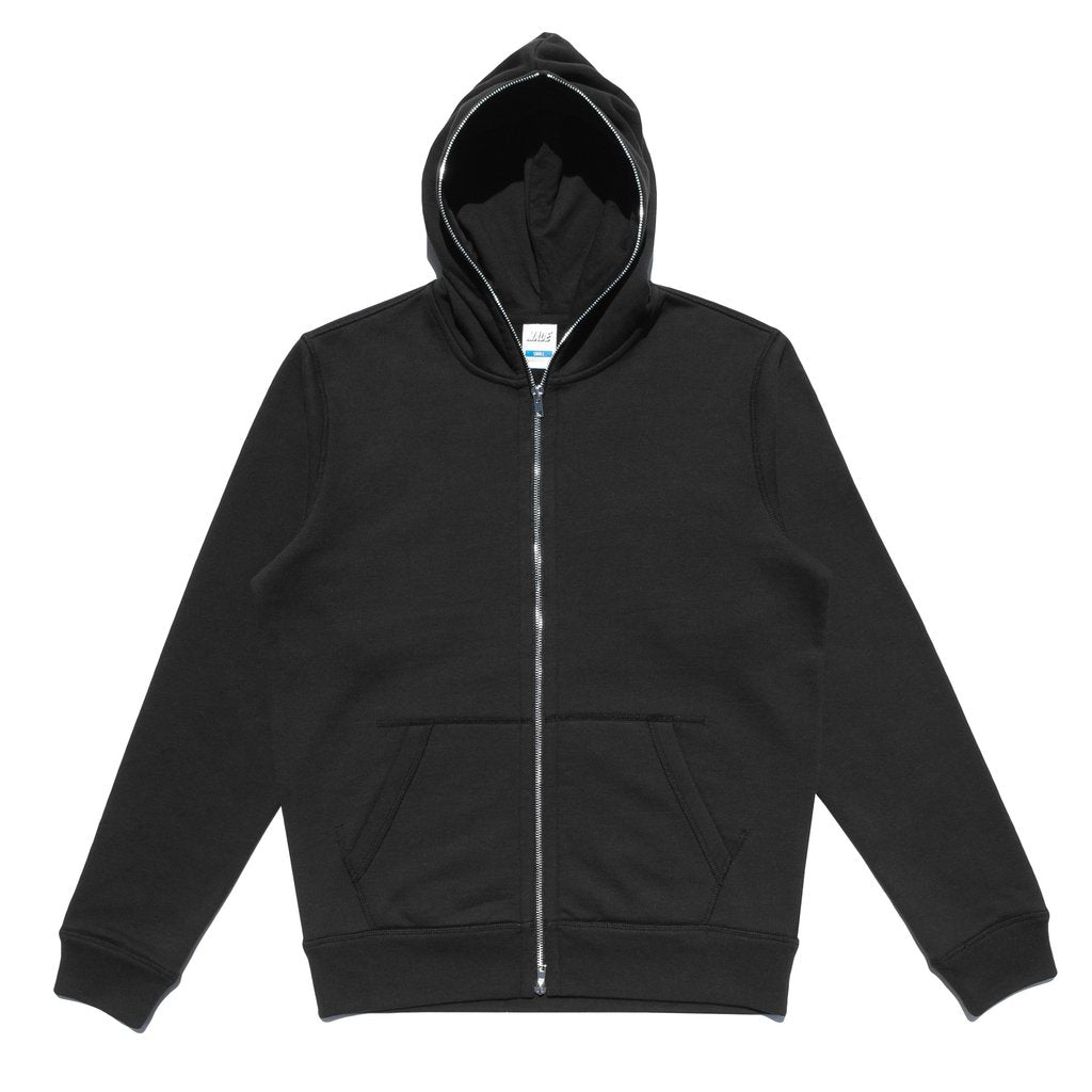 black zipper hoodie, full zip hoodie, blank zip up hoodies