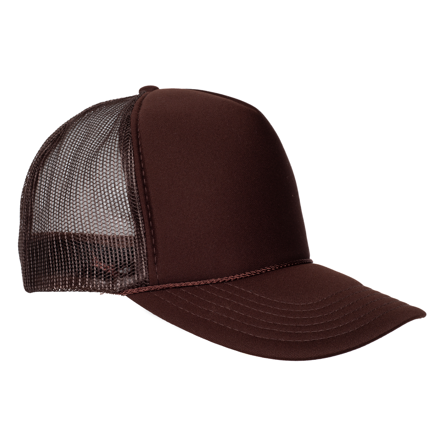 Brown OTTO Mesh Back Trucker Hat