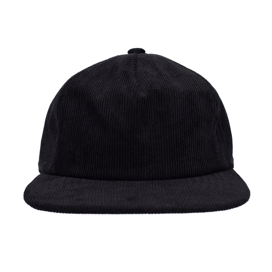 Black Corduroy Hat