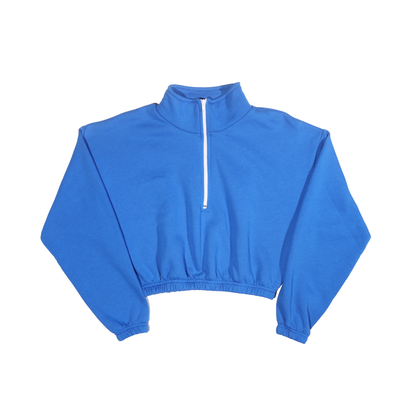 fleece half zip pullover