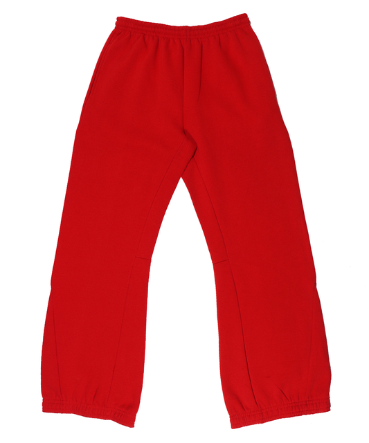 Red Flare Sweatpants