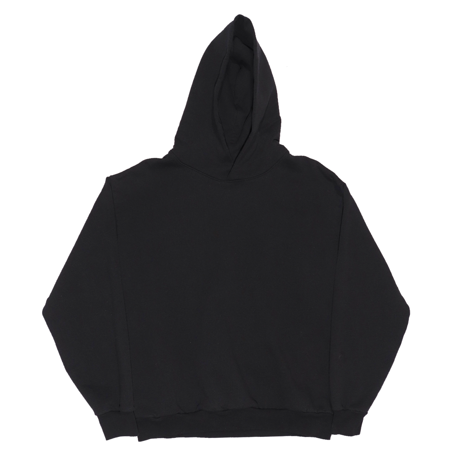 Black Pocketless Heavy Hoodie Tekton LA