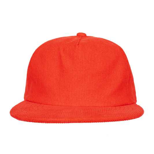 Orange Corduroy Hat